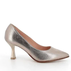 Woman Igi&Co Heeled Shoes-Platinum Women'S Leather Heeled Pumps