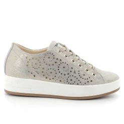 Woman Igi&Co Sneakers-Platinum Women'S Leather Sneakers