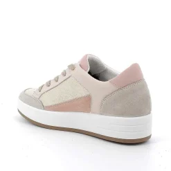 Woman Igi&Co Sneakers-Platinum-Beige Women'S Leather Sneakers