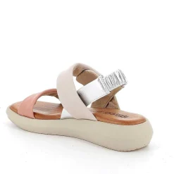 Woman Igi&Co Sandals And Flip Flops-Powder-Cream Women'S Leather Sandals