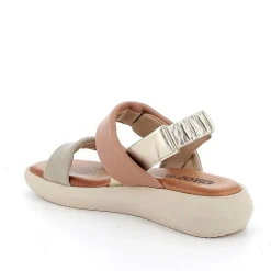 Woman Igi&Co Sandals And Flip Flops-Sage-Leather Women'S Leather Sandals