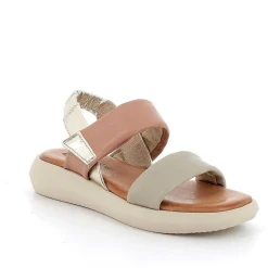 Woman Igi&Co Sandals And Flip Flops-Sage-Leather Women'S Leather Sandals