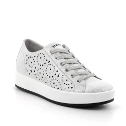 Woman Igi&Co Sneakers-Silver Women'S Leather Sneakers