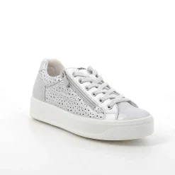Woman Igi&Co Sneakers-Silver Women'S Leather Sneakers