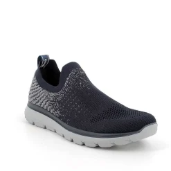 Man Igi&Co Moccasins And Flat Shoes-Slip On Men'S Sock Blue-Grey