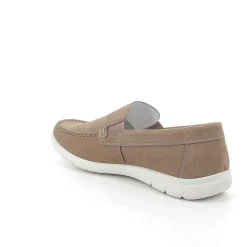 Man Igi&Co Moccasins And Flat Shoes-Taupe Men'S Leather Loafers