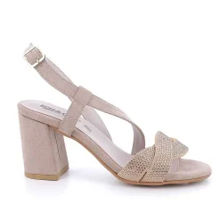 Woman Igi&Co Heeled Shoes-Taupe Women'S Heeled Sandals