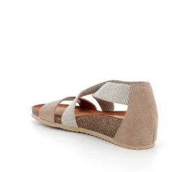 Woman Igi&Co Sandals And Flip Flops-Taupe Women'S Leather Sandals