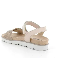 Woman Igi&Co Sandals And Flip Flops-Taupe Women'S Leather Sandals