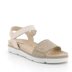 Woman Igi&Co Sandals And Flip Flops-Taupe Women'S Leather Sandals