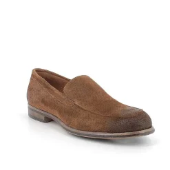 Man Igi&Co Moccasins And Flat Shoes-Tobacco Men'S Leather Loafers