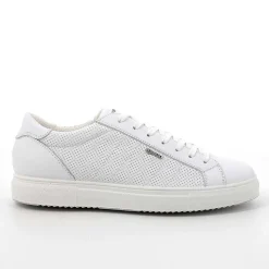 Man Igi&Co Sneakers-White Men'S Leather Sneakers
