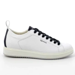 Man Igi&Co Sneakers-White Men'S Leather Sneakers