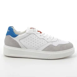 Man Igi&Co Sneakers-White Men'S Leather Sneakers