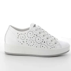 Woman Igi&Co Sneakers-White Women'S Leather Sneakers