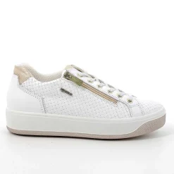 Woman Igi&Co Sneakers-White Women'S Leather Sneakers