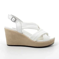 Woman Igi&Co Wedges-White Women'S Wedge Sandals