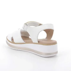 Woman Igi&Co Wedges-White Women'S Wedge Sandals
