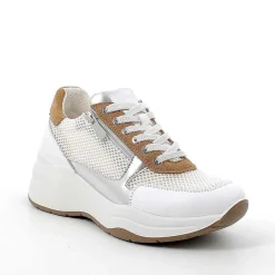 Woman Igi&Co Wedges-White-Beige Women'S Wedge Sneakers