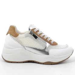 Woman Igi&Co Wedges-White-Beige Women'S Wedge Sneakers