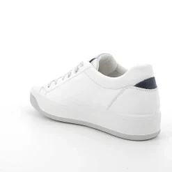 Woman Igi&Co Sneakers-White-Blue Women'S Leather Sneakers