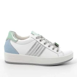 Woman Igi&Co Sneakers-White-Celestial Women'S Leather Sneakers