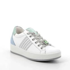 Woman Igi&Co Sneakers-White-Celestial Women'S Leather Sneakers
