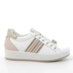 Woman Igi&Co Sneakers-White-Ecru Women'S Leather Sneakers