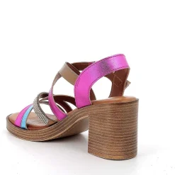 Woman Igi&Co Heeled Shoes-Women'S Heeled Sandals Fuxia-Celeste