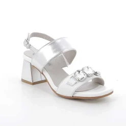 Woman Igi&Co Heeled Shoes-Women'S Heeled Sandals Silver-White