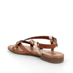Woman Igi&Co Sandals And Flip Flops-Women'S Leather Flip Flop Sandals Tan