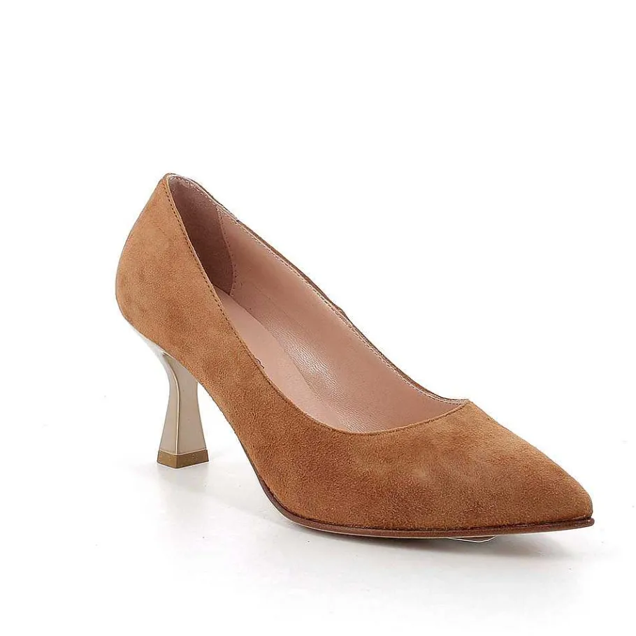 Woman Igi&Co Heeled Shoes-Women'S Leather Heeled Pumps Tan