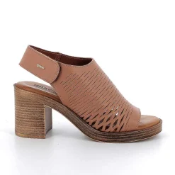 Woman Igi&Co Heeled Shoes-Women'S Leather Heeled Sandals Tan