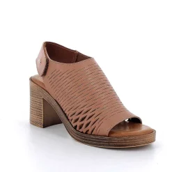 Woman Igi&Co Heeled Shoes-Women'S Leather Heeled Sandals Tan