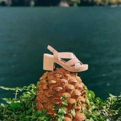 Woman Igi&Co Heeled Shoes-Women'S Leather Heeled Sandals Rope-Cream