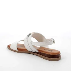 Woman Igi&Co Sandals And Flip Flops-Women'S Leather Sandals Milk