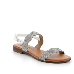 Woman Igi&Co Sandals And Flip Flops-Women'S Leather Sandals Milk