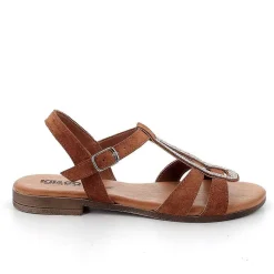 Woman Igi&Co Sandals And Flip Flops-Women'S Leather Sandals Tan