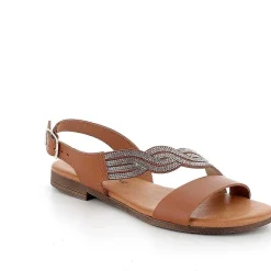 Woman Igi&Co Sandals And Flip Flops-Women'S Leather Sandals Tan