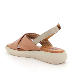 Woman Igi&Co Sandals And Flip Flops-Women'S Leather Sandals Tan-Sage