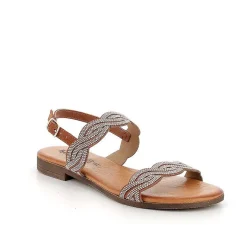 Woman Igi&Co Sandals And Flip Flops-Women'S Leather Sandals Tan