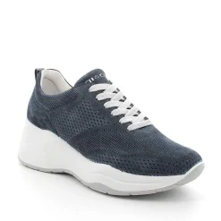 Woman Igi&Co Wedges-Women'S Leather Wedge Sneakers Jeans