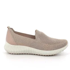 Woman Igi&Co Moccasins And Slip Ons-Women'S Sock Sneakers Powder-Platinum