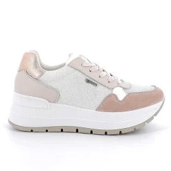 Woman Igi&Co Wedges-Women'S Wedge Sneakers Skin-White