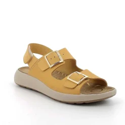 Woman Igi&Co Eco-Sustainable Shoes-Yellow Women'S Leather Sandals